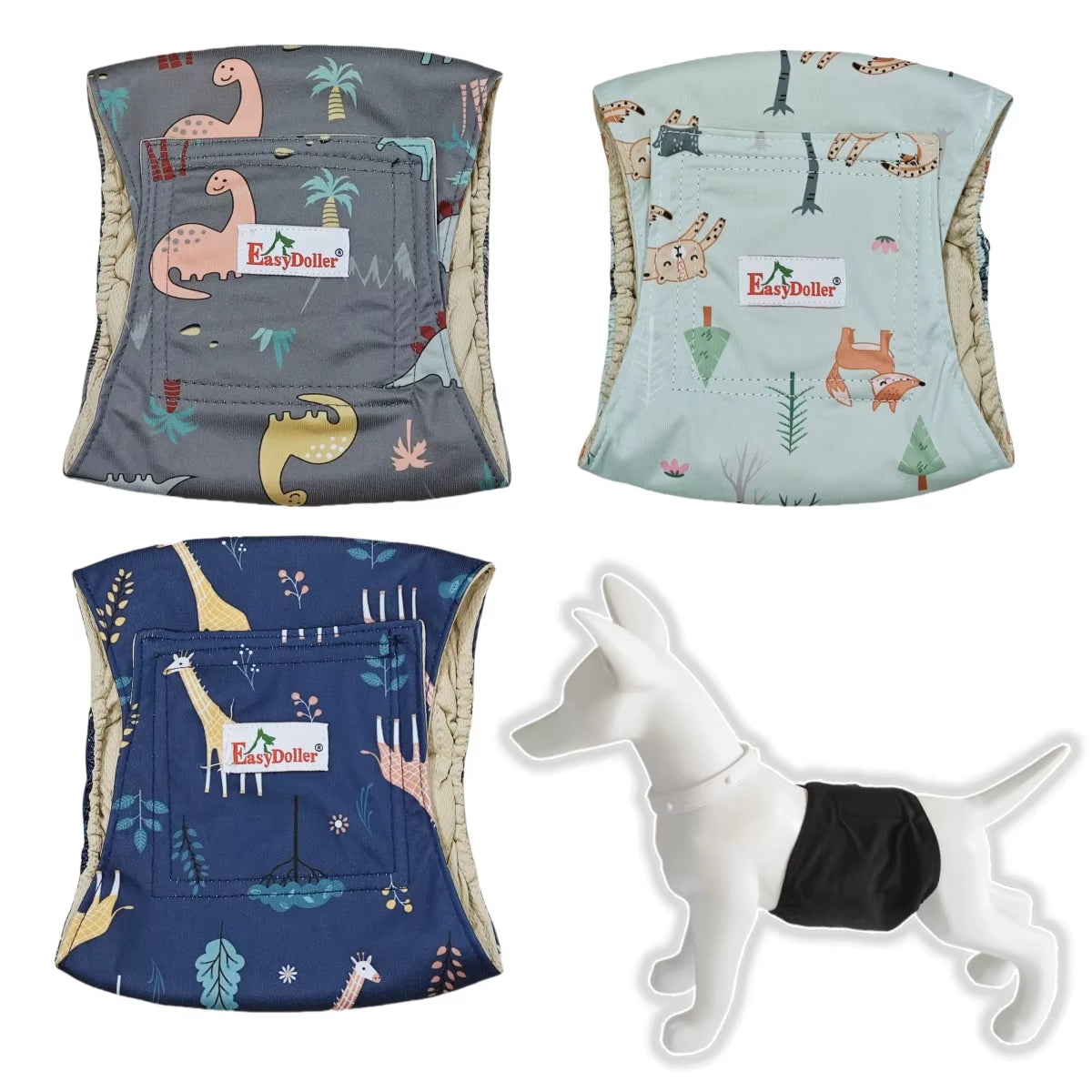 Male Dog Diapers (3 Pcs)